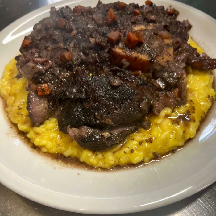 Risotto alla milanese con ossobuco