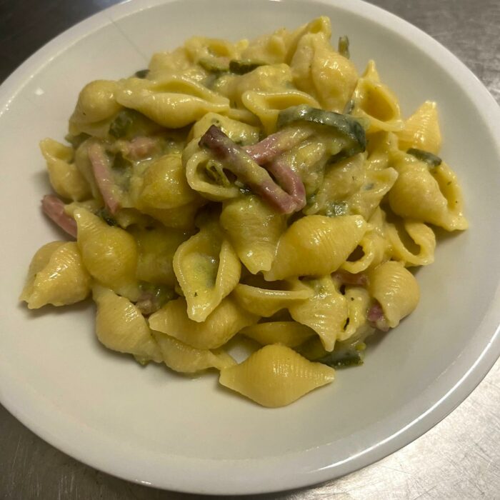Tofarelle zucchine e speck